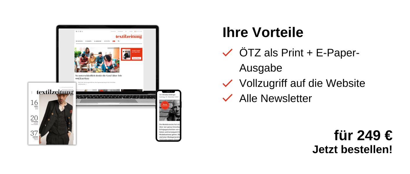 links: Laptop, Tablet und Handy und rechts einen Infokasten: Ihre Vorteile, ÖTZ als Print + E-Paper-Ausgabe, Vollzugriff auf die Website, Alle Newsletter, für 249 €, Jetzt bestellen!